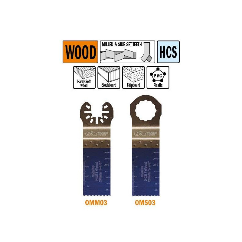 OMS03-X1 OMS03 Brzeszczot oscylacyjny W-28 I-48 TPI-18 1 szt. uchwyt pod Fein i Festool CMT