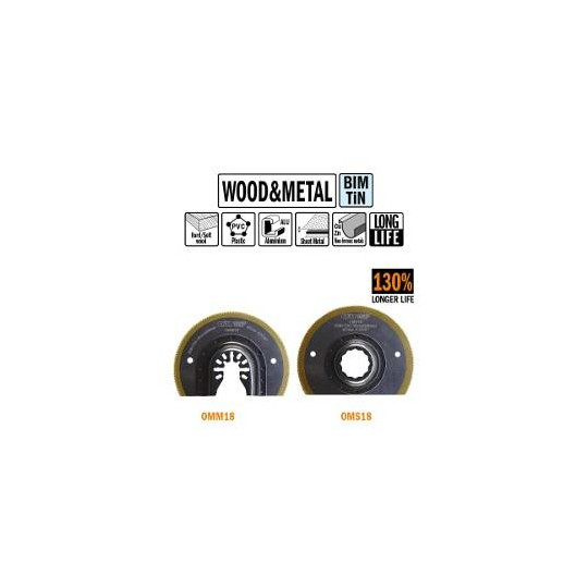 OMS18-X1 OMS18 Brzeszczot oscylacyjny W-87 TPI-20 1 szt. uchwyt pod Fein i Festool CMT