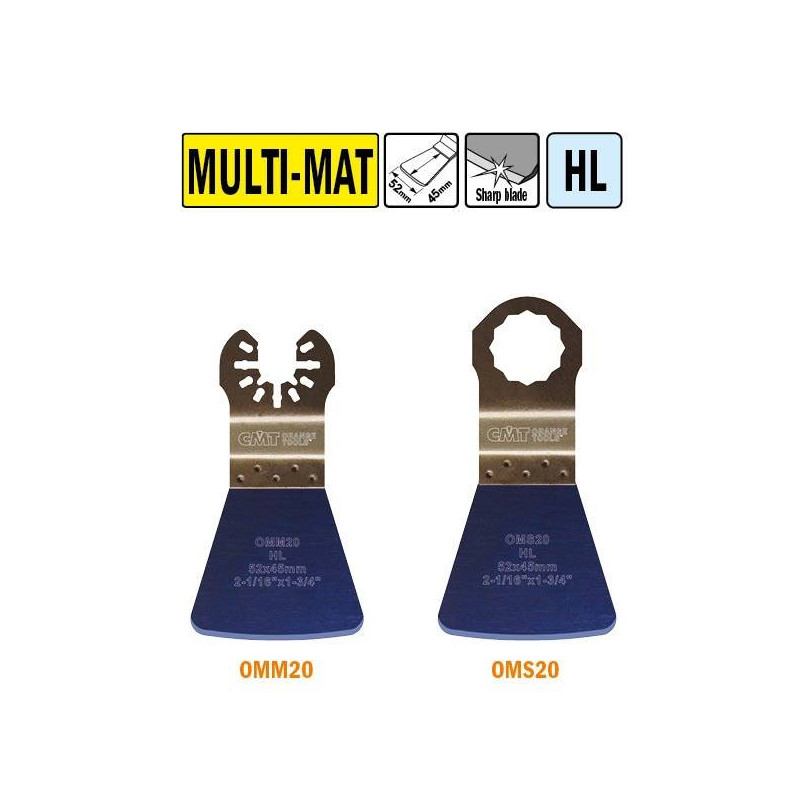 OMS20-X1 OMS20 Brzeszczot oscylacyjny W-52 I-45 1 szt. uchwyt pod Fein i Festool CMT