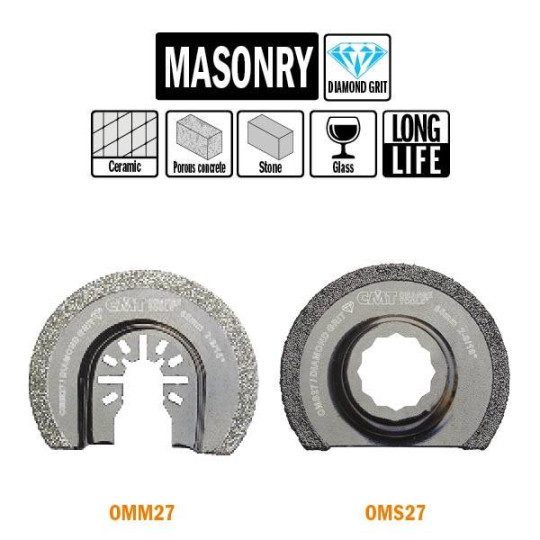 OMS27-X1 Brzeszczot oscylacyjny W-65 K-2,0 1 szt. uchwyt pod Fein i Festool CMT