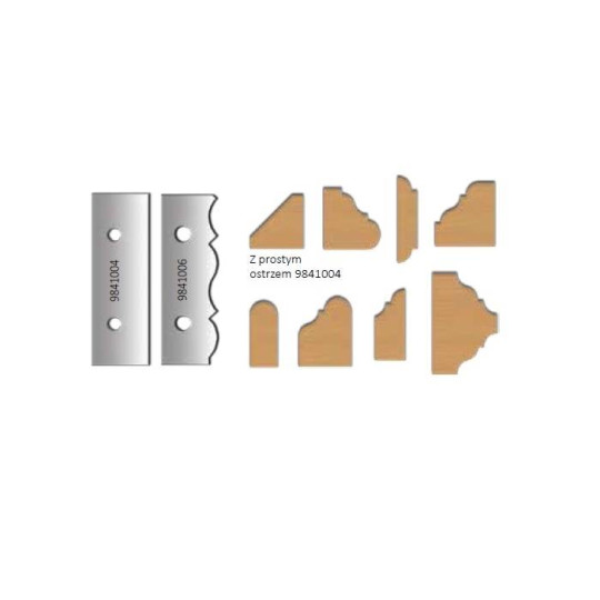 9841004 Zestaw dwóch ostrzy VIRUTEX