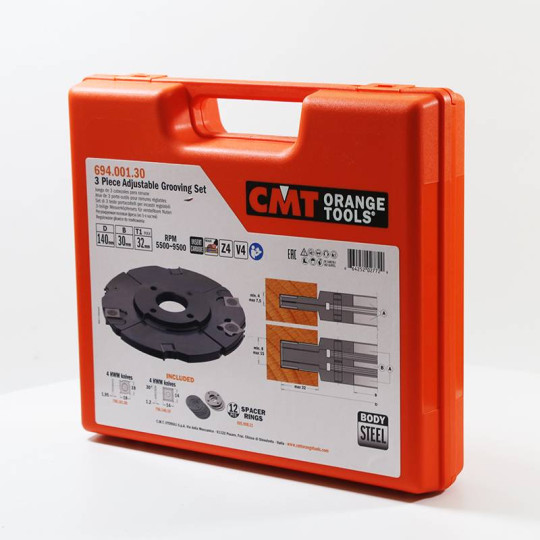 Regulowana głowica do rowkowania