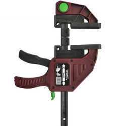 Ścisk stolarski Maxi Quick 15 cm max. siła nacisku 300 kg , ramię 9,4 cm, szyna 20x5 mm