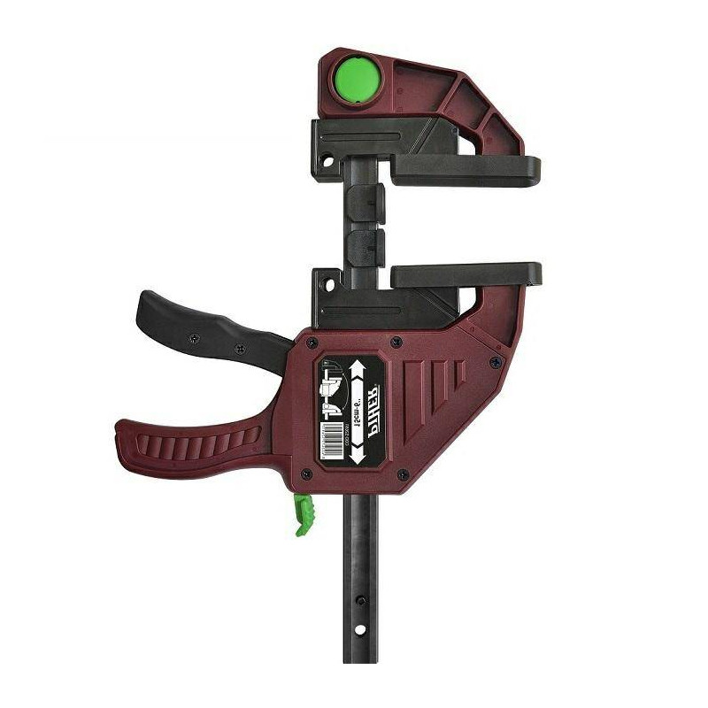 Ścisk stolarski Maxi Quick 125 cm max. siła nacisku 300 kg , ramię 9,4 cm, szyna 20x5 mm