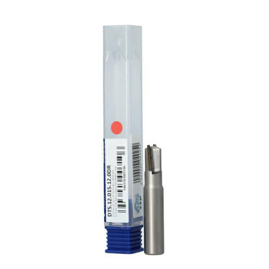 DTS.12.025.12.0DR DTS Frez diamentowy D-12 I-15 S-12x40 L-60 Z-1+1 H3,5 RH POZ-NEG korpus DENSIMET wiercący CMT