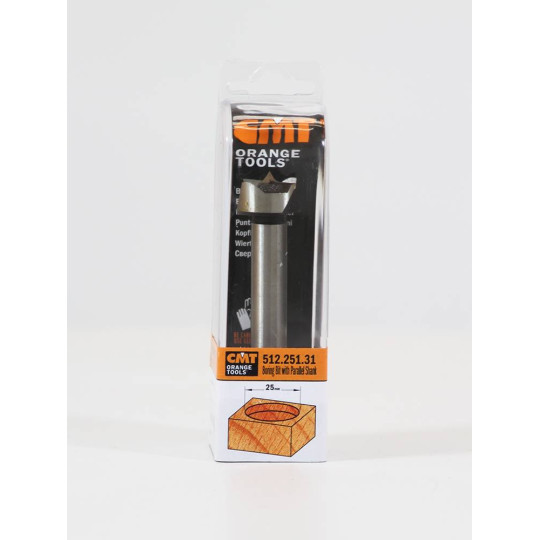 Wiertło puszkowe z cylindrycznym uchwytem