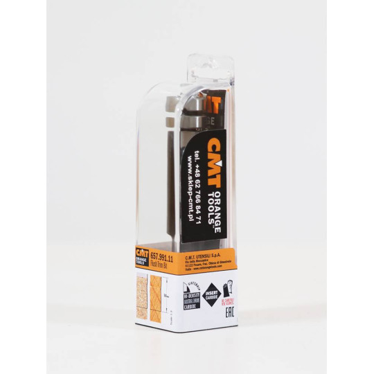 Frez prosty na płytki wymienne z dolnym łożyskiem